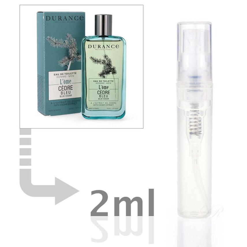 Durance L&ograve;me C&egrave;dre Bleu Eau de Toilette Blauzeder 2 ml - Probe
