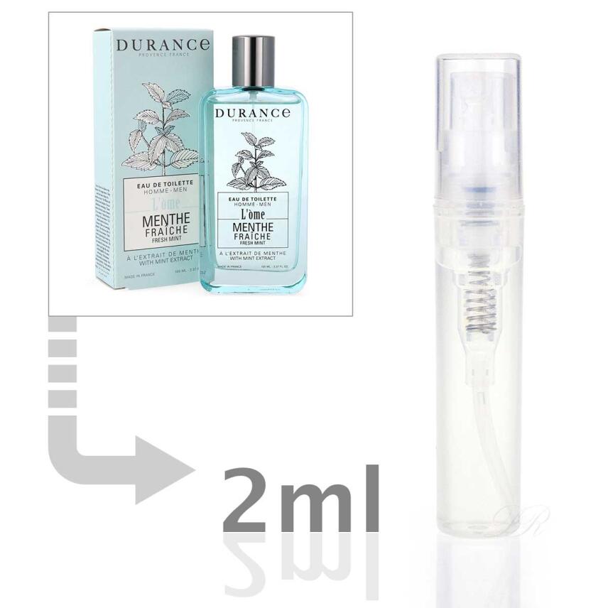 Durance L&ograve;me Menthe Fraiche Eau de Toilette Frische Minze 2 ml - Probe