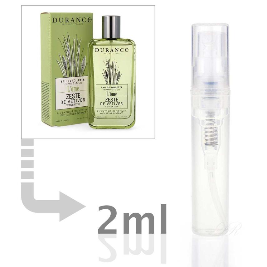 Durance L&ograve;me Zeste de V&eacute;tiver Eau de Toilette Vetiver 2 ml - Probe