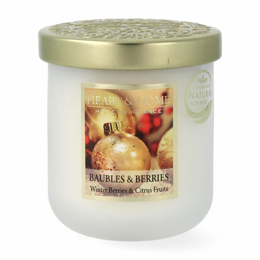 Heart &amp; Home Baubles &amp; Berries Duftkerze Kleines Glas 115 g