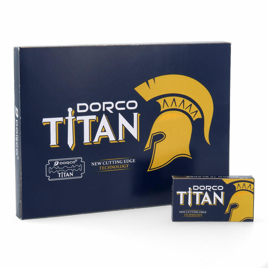 Dorco Titan Double Edge Rasierklingen Packungsinhalt 100 St&uuml;ck