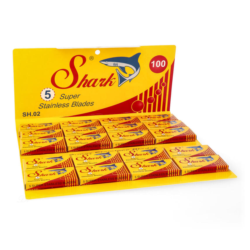 Shark Super Stainless Blades Double Edge Rasierklingen 100 St&uuml;ck
