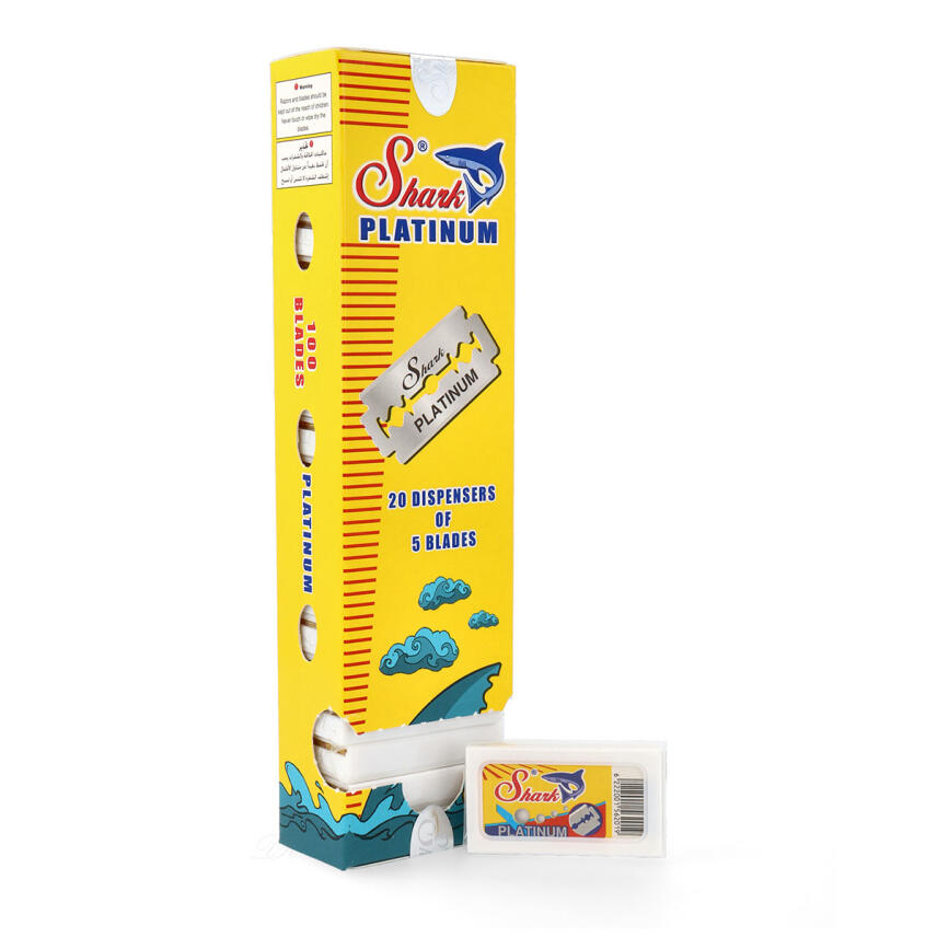 Shark Platinum Blades Double Edge Rasierklingen 100 St&uuml;ck