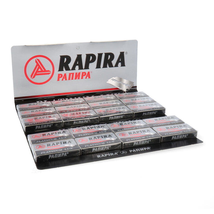 Rapira Platinum Lux Double Edge Rasierklingen Packungsinhalt 100 St&uuml;ck