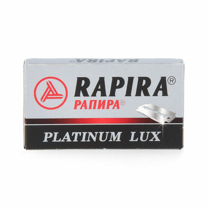 Rapira Platinum Lux Double Edge Rasierklingen Packungsinhalt 100 St&uuml;ck