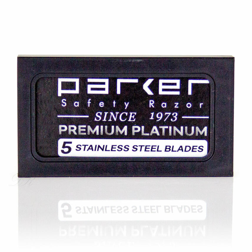 Parker Premium Platinum Double Edge Rasierklingen 100 St&uuml;ck
