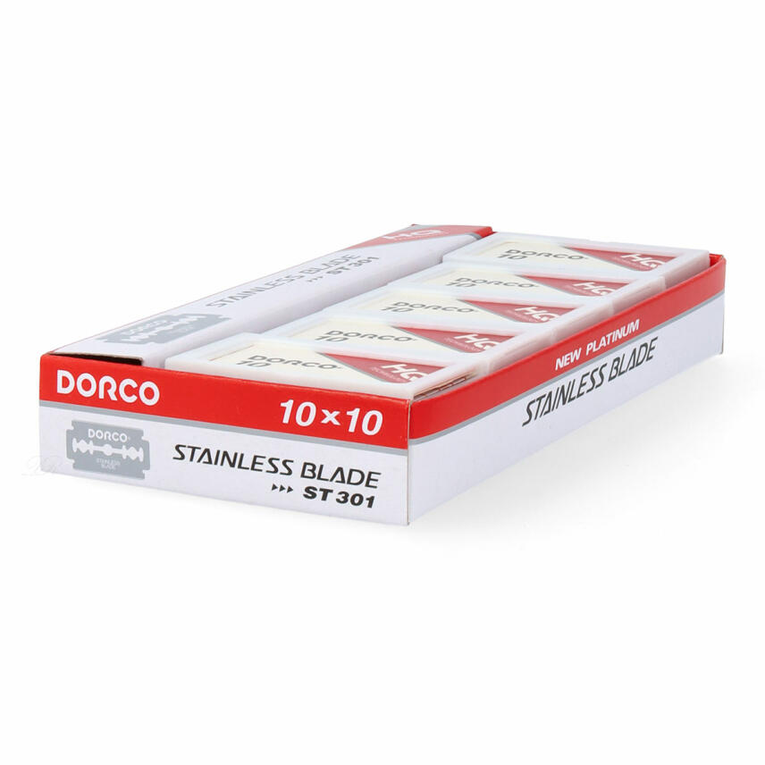 Dorco Stainless Blade Double Edge Rasierklingen 100 St&uuml;ck