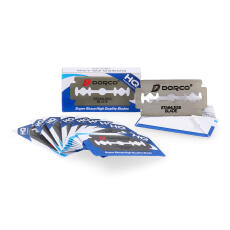 Dorco Stainless Blade Super Sharp Double Edge Rasierklingen 100 St&uuml;ck