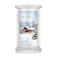 Kringle Candle Cozy Cabin Gro&szlig;es Glas Duftkerze 624 g