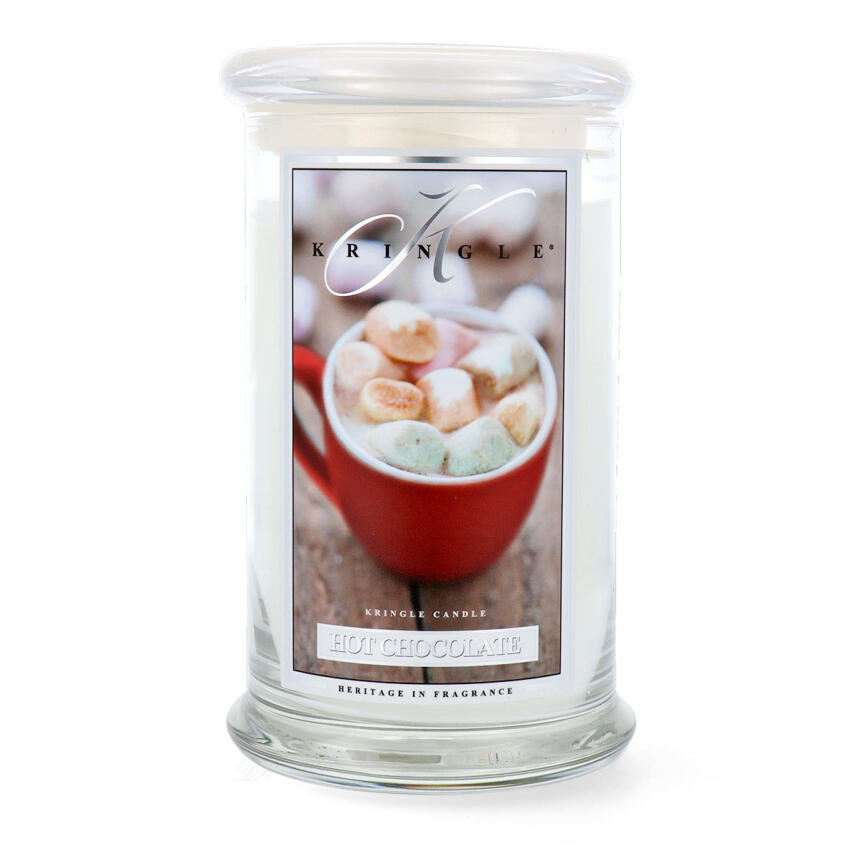Kringle Candle Hot Chocolate Gro&szlig;es Glas Duftkerze 624 g