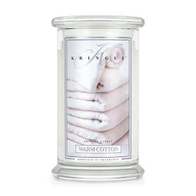 Kringle Candle Warm Cotton Großes Glas Duftkerze 624 g