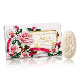 Saponificio Artigianale Fiorentino rose round Soap in...