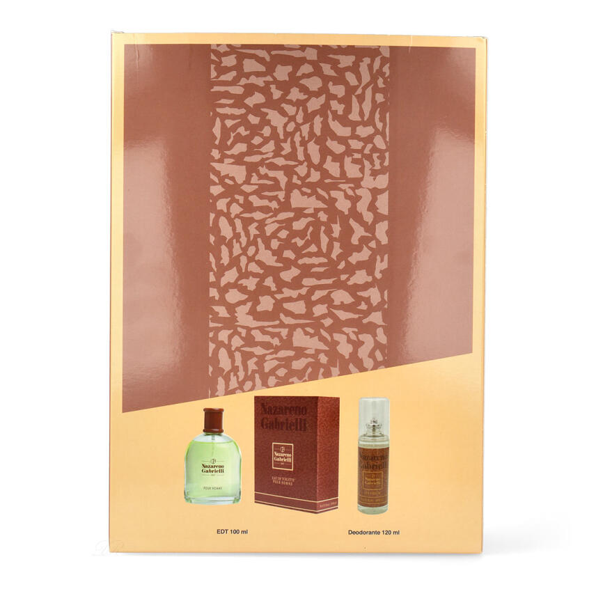Nazareno Gabrielli Geschenkset Herren mit Eau de Toilette 100 ml &amp; Deo Parfum 120 ml