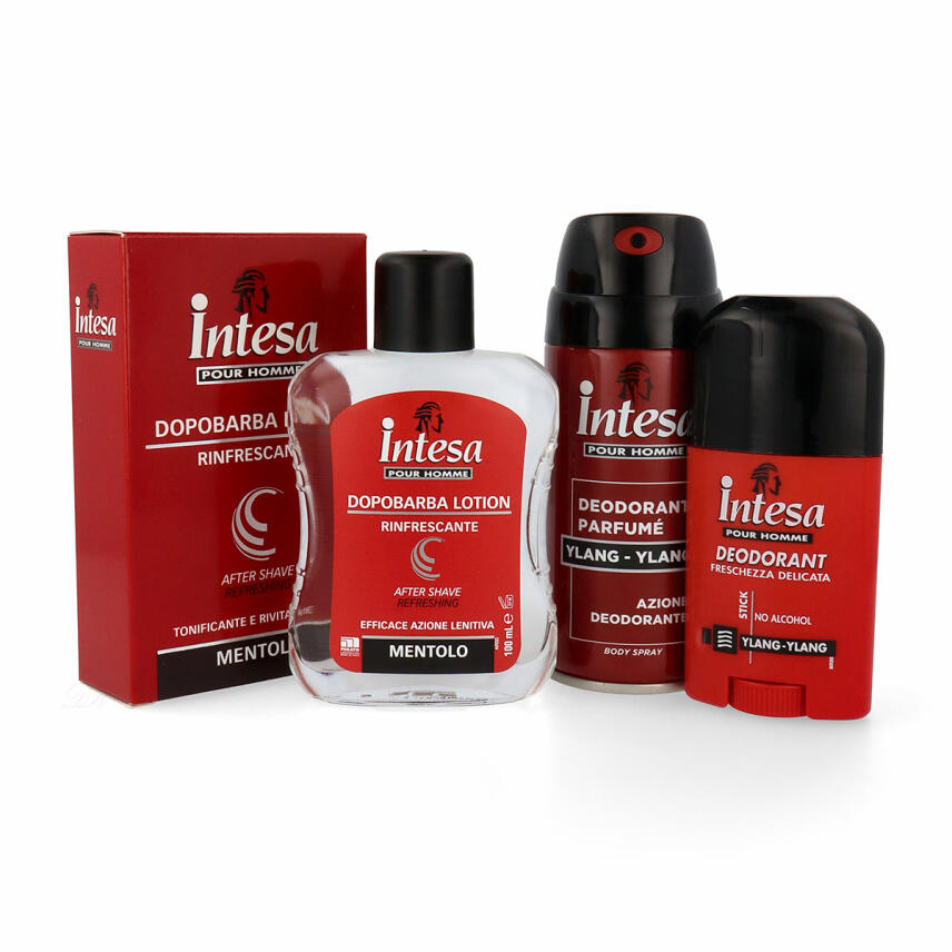 intesa Homme After Shave Refreshing Lotion 100 ml + deostick + deo ylang ylang