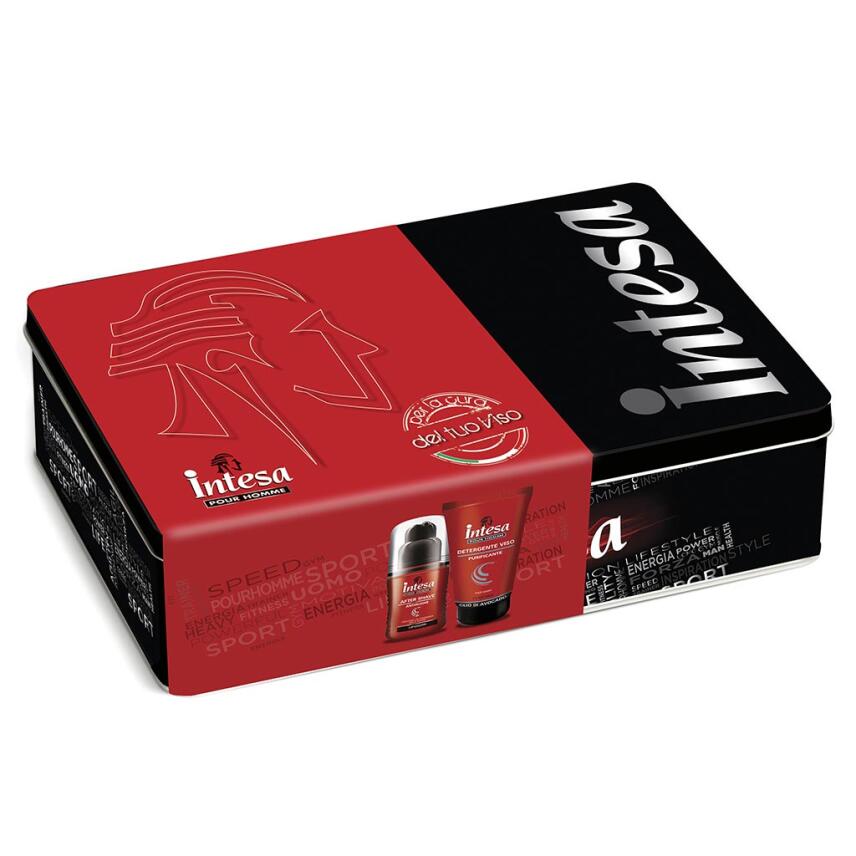 intesa pour Homme Geschenkset After Shave Antirughe &amp; Gesichtsreiniger