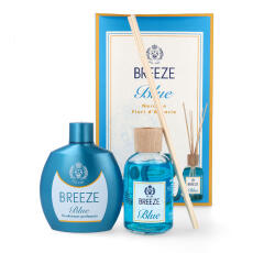 Breeze Geschenkset Deodorant Squeeze Blue 100 ml &amp; Raumdiffusor 100 ml