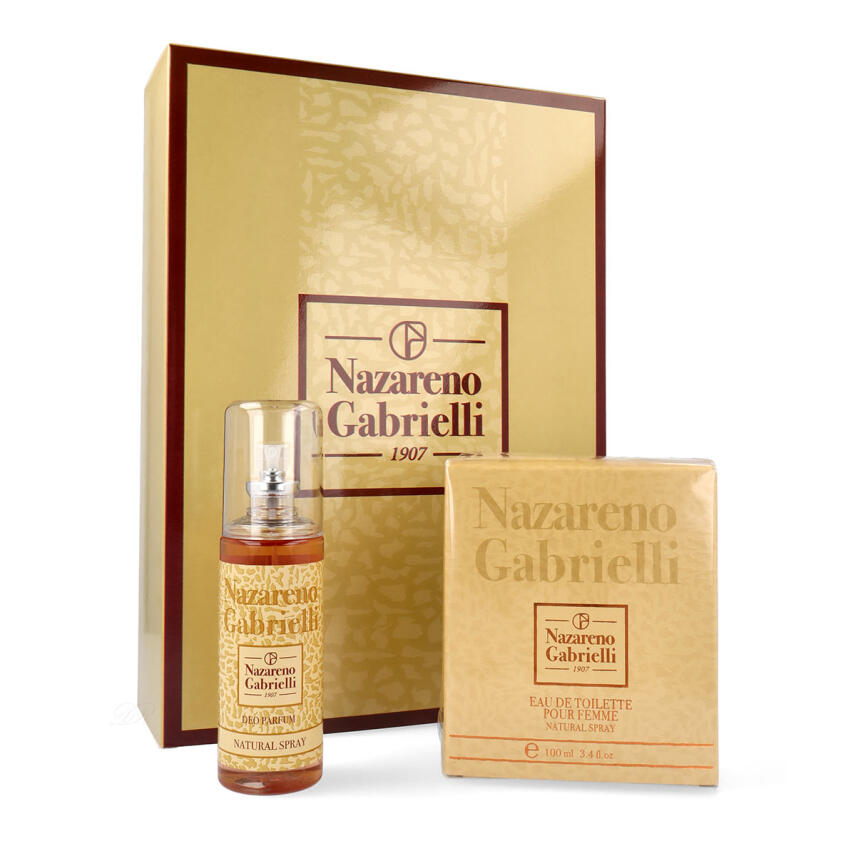 Nazareno Gabrielli Geschenkset f&uuml;r Damen mit Eau de Toilette &amp; Deo Parfum