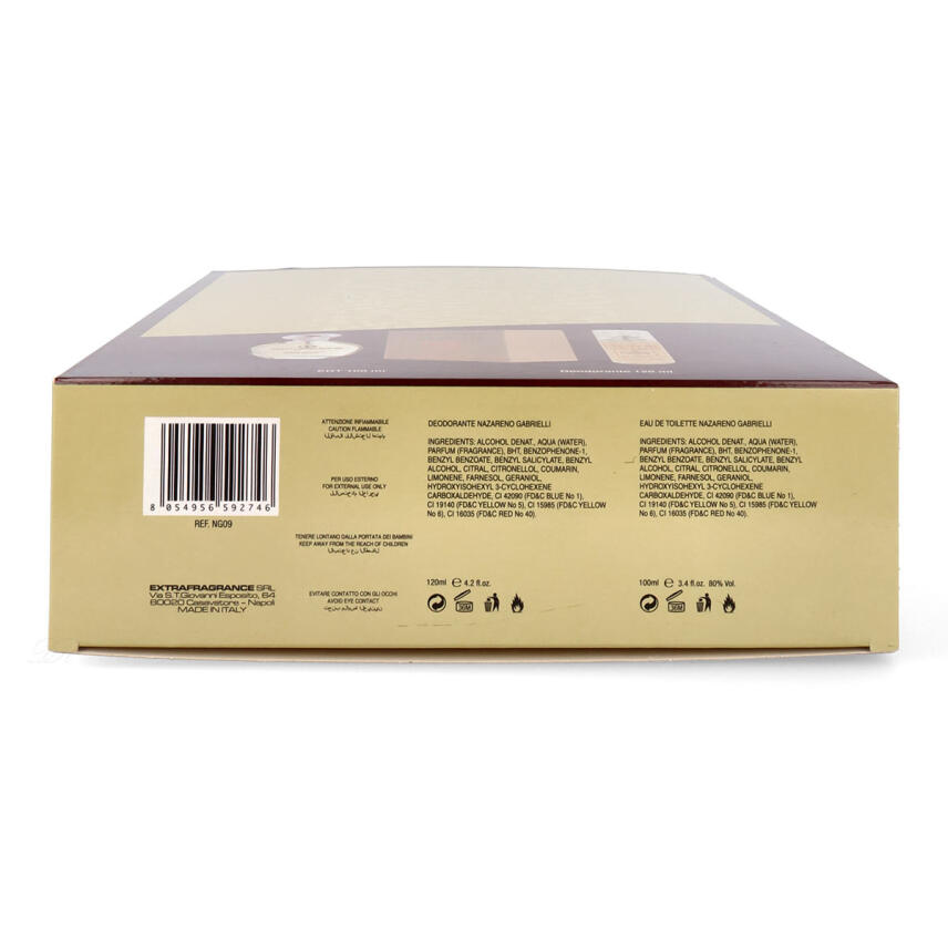 Nazareno Gabrielli Geschenkset f&uuml;r Damen mit Eau de Toilette &amp; Deo Parfum