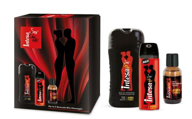 intesa Geschenk Set AMBRA DARABIA Deo + Duschgel + Massage&ouml;l