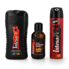Intesa Geschenk Set Ambra DArabia Deodorant, Duschgel...