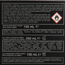 Intesa Geschenk Set Ambra DArabia Deodorant, Duschgel &amp; Massage&ouml;l