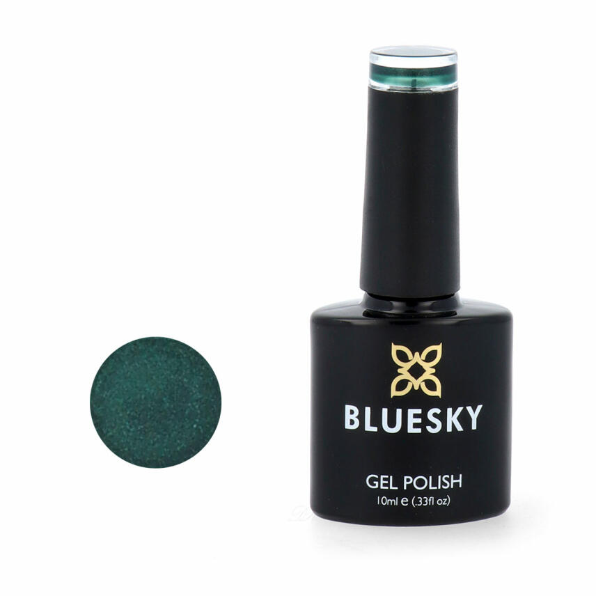 Bluesky 80541 Dark Green Sparkle UV Gel Nagellack 10 ml