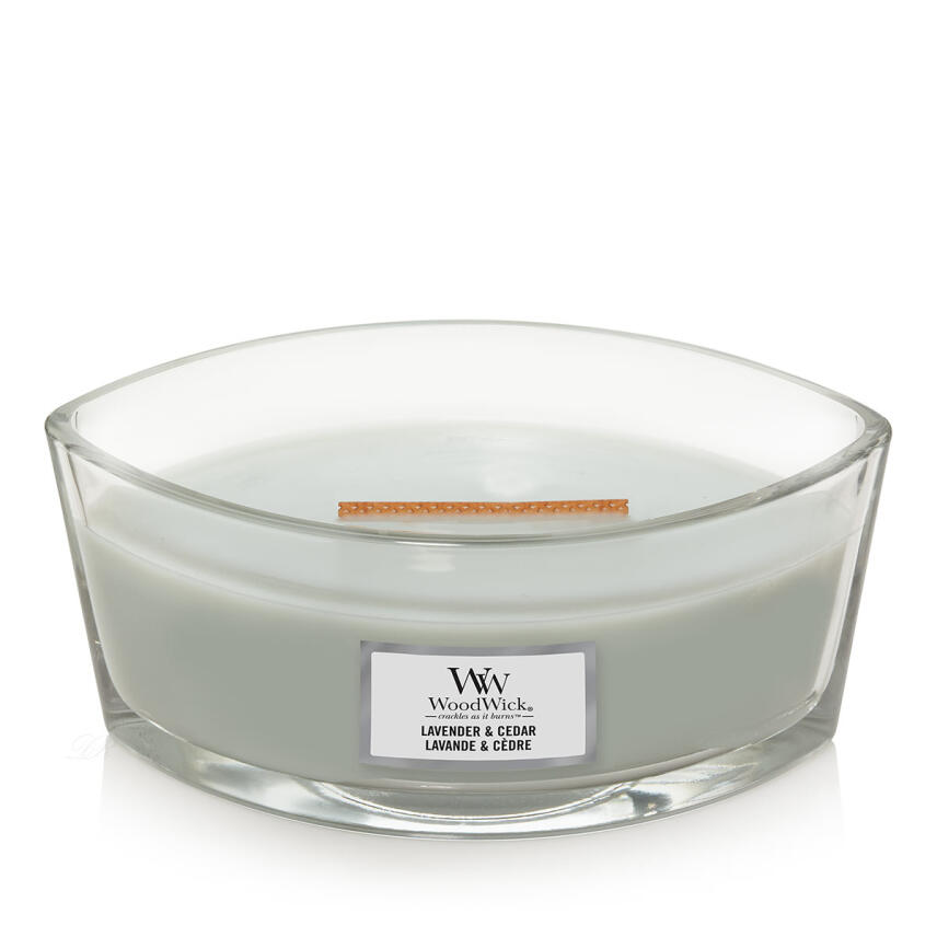 WoodWick Lavender &amp; Cedar Ellipse Duftkerze 454 g