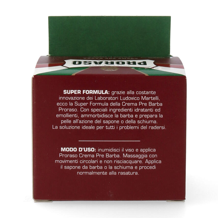 Proraso Crema Pre Barba Barbe Dure f&uuml;r starkes Barthaar 100 ml