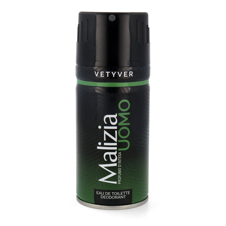 Malizia UOMO Vetyver Deodorant 6 x 150 ml &amp; intesa Deostick Ylang-Ylang 50 ml