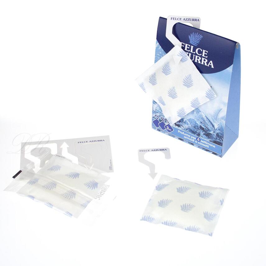 PAGLIERI Felce Azzurra Duftkissen Set classic + Lavendel + Rose