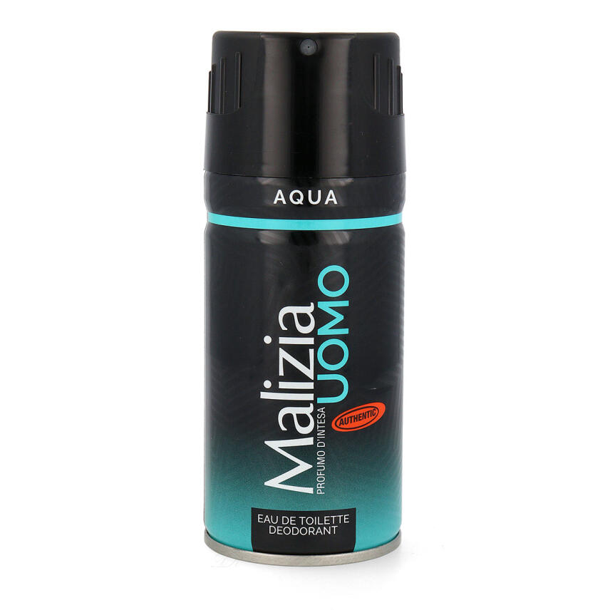 Malizia Uomo Set mit 9 x Deodorant 150 ml &amp; Eau de Toilette Vetyver 50 ml