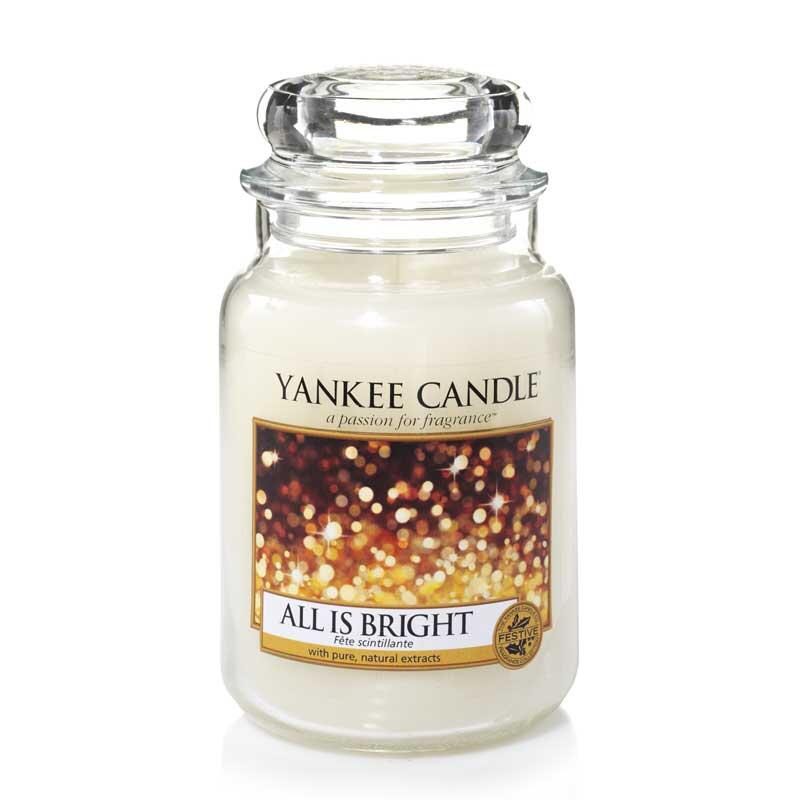 Yankee Candle Duftkerze Gro&szlig;es Glas 623 g All Is Bright