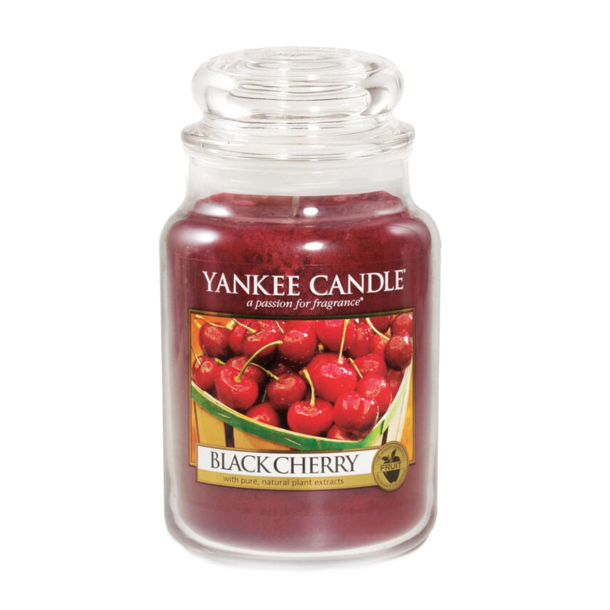 Yankee Candle Duftkerze Gro&szlig;es Glas 623 g Black Cherry