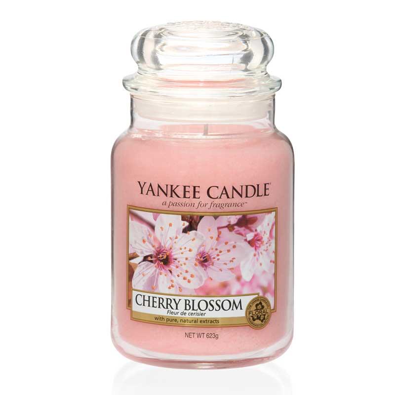 Yankee Candle Duftkerze Gro&szlig;es Glas 623 g Cherry Blossom
