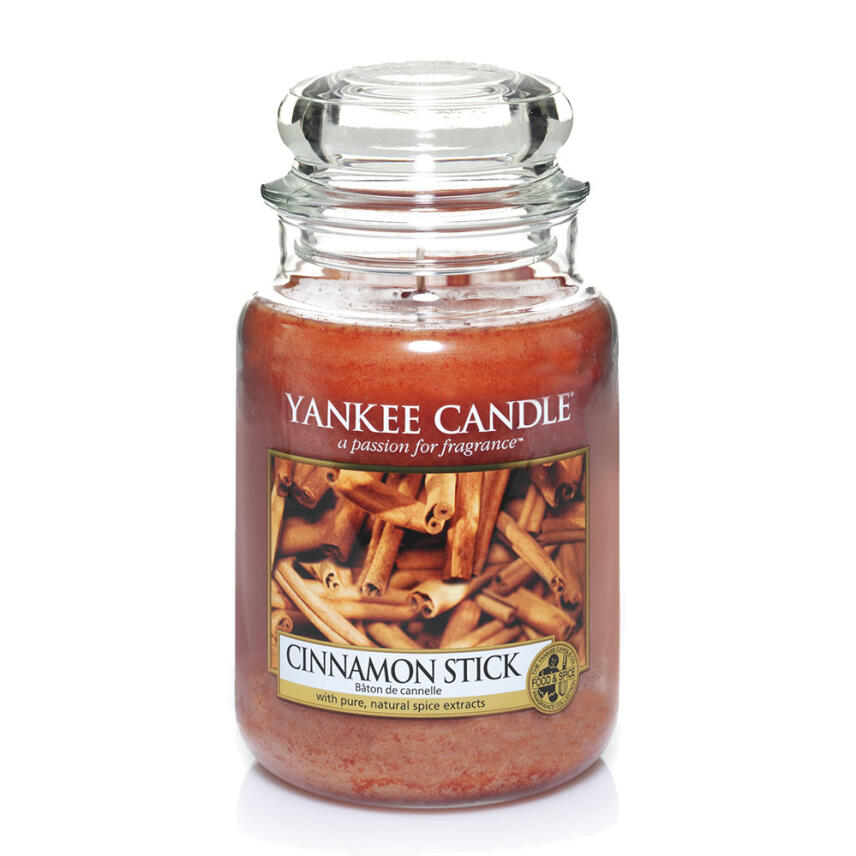 Yankee Candle Duftkerze Gro&szlig;es Glas 623 g Cinnamon Stick