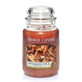Yankee Candle Duftkerze Großes Glas 623 g Cinnamon...
