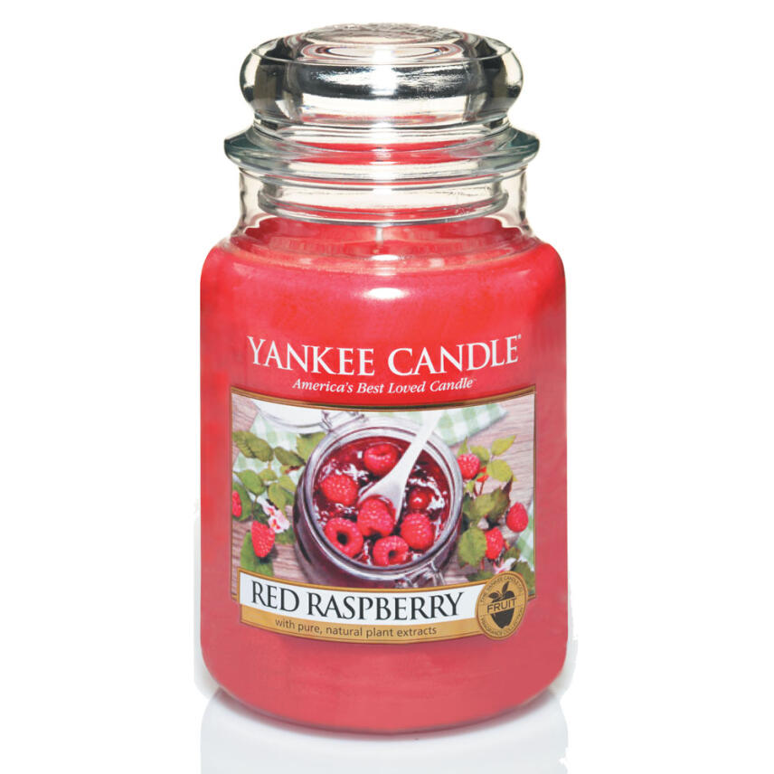 Yankee Candle Duftkerze Gro&szlig;es Glas 623 g Red Raspberry