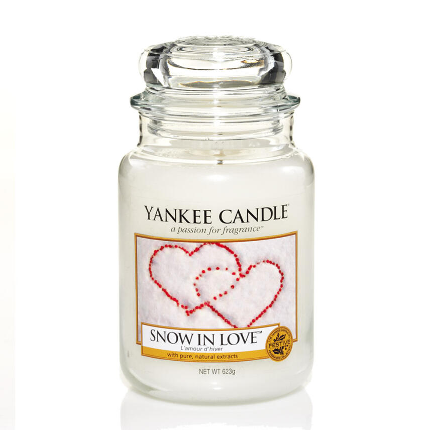 Yankee Candle Duftkerze Gro&szlig;es Glas 623 g Snow In Love