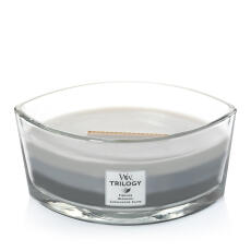 WoodWick Trilogy Warm Woods Ellipse Duftkerze 454 g