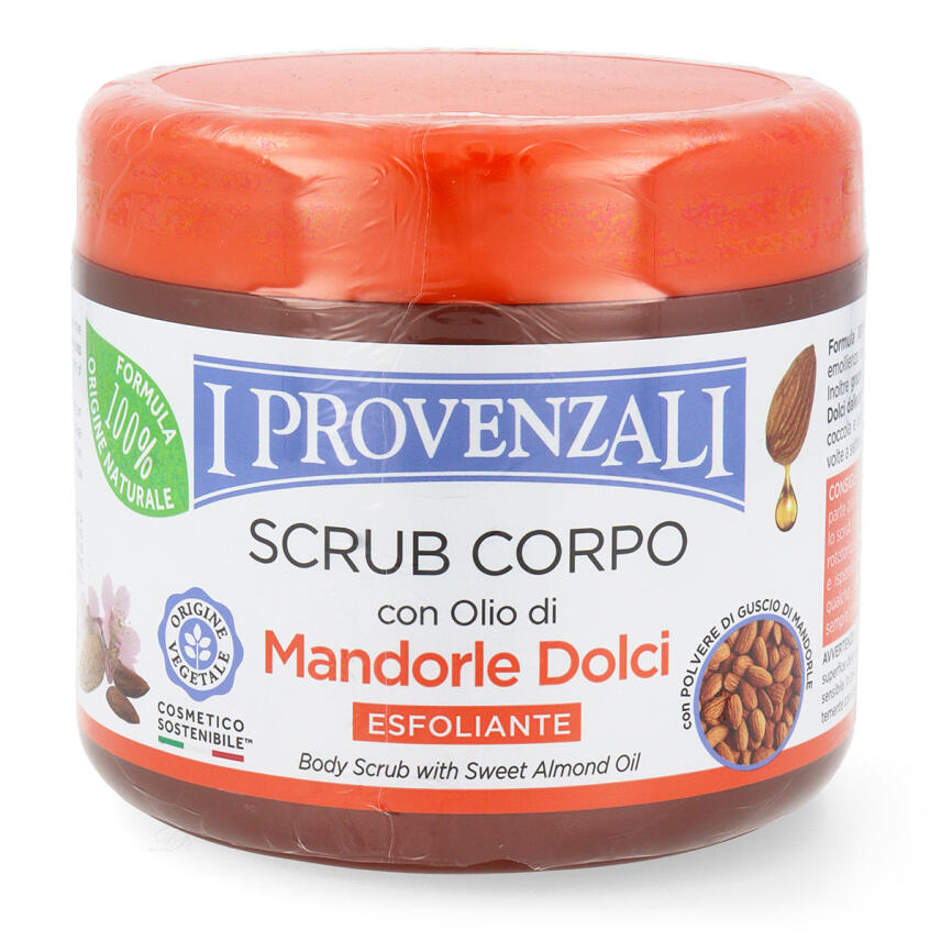 I Provenzali Body Scrub mit s&uuml;&szlig;em Mandel&ouml;l 600g - Peeling