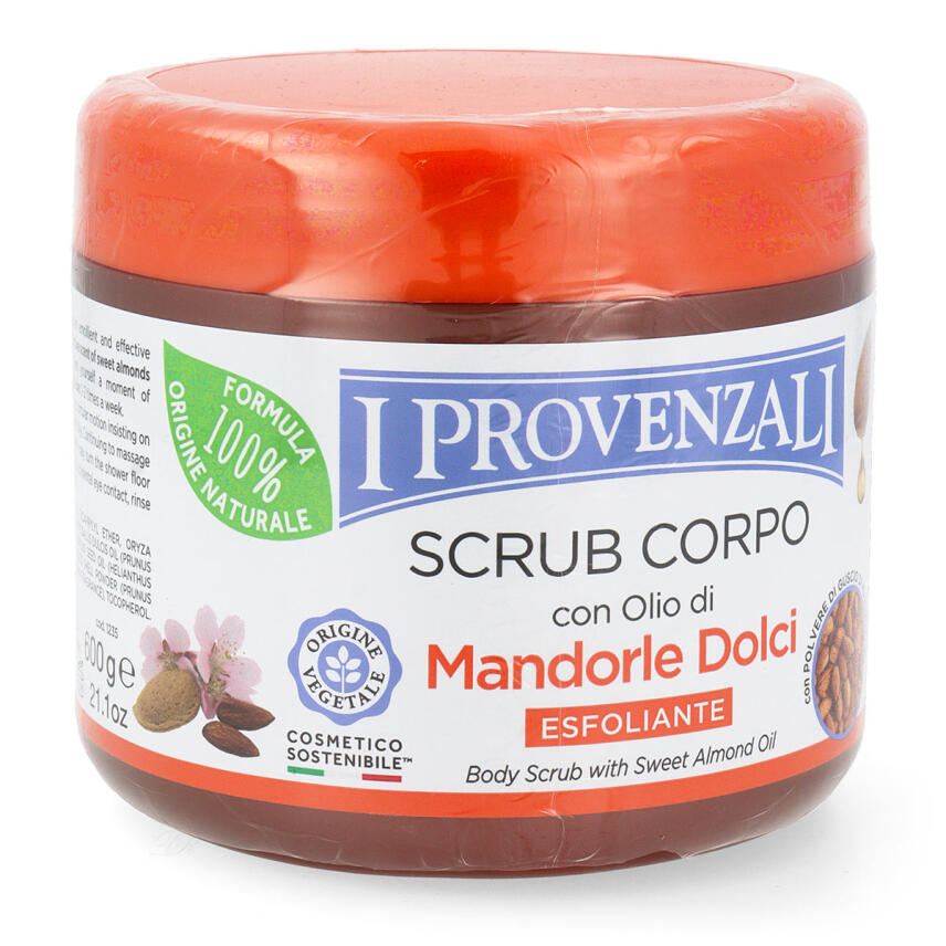 I Provenzali Body Scrub mit s&uuml;&szlig;em Mandel&ouml;l 600g - Peeling