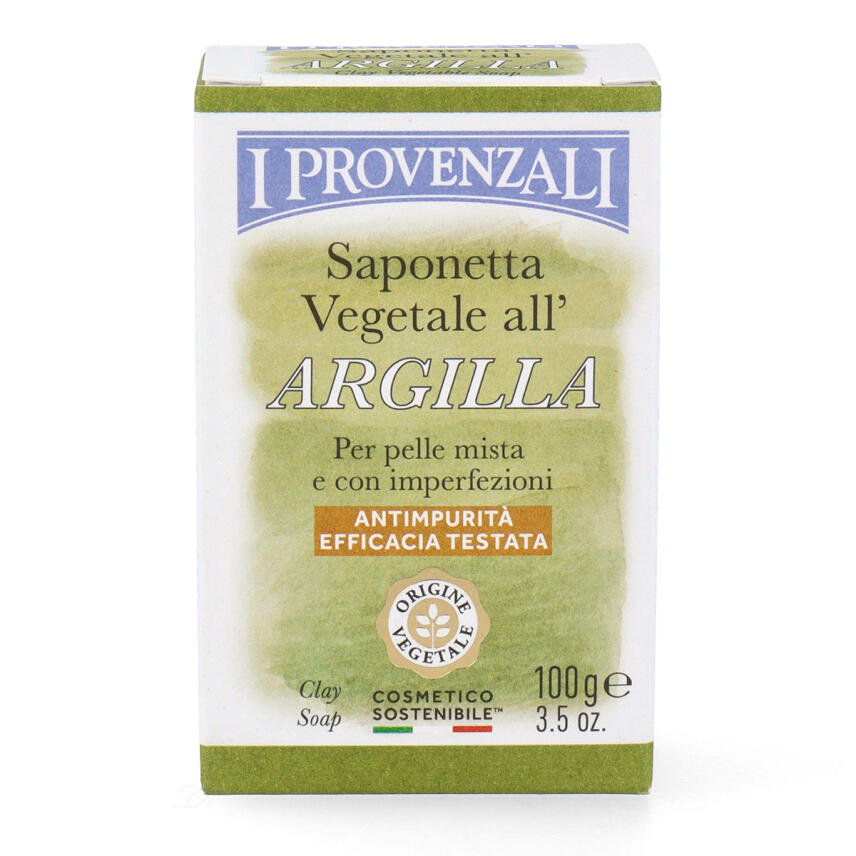 I Provenzali Pflanzenseife mit Tonerde 100 g