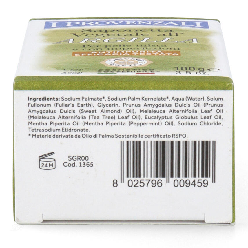 I Provenzali Pflanzenseife mit Tonerde 100 g