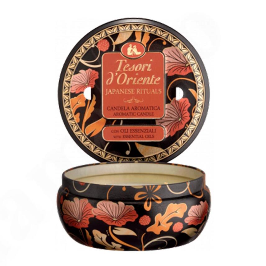 Tesori dOriente Japanese Rituals Set Badecreme 500 ml &amp; Duftkerze 200 g