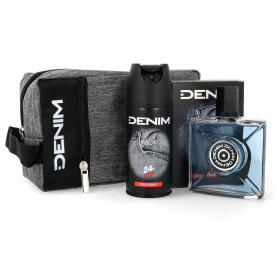 DENIM BLACK Gift Set with After Shave 100 ml, Deo Spray...