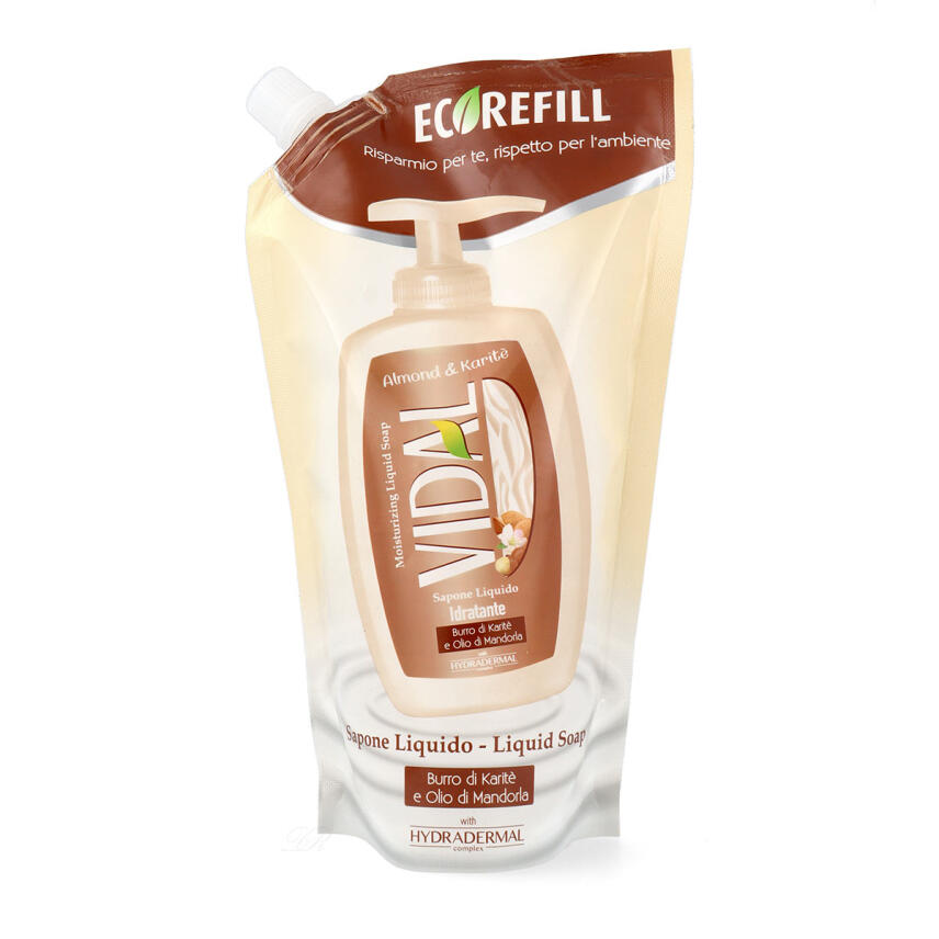 VIDAL Fl&uuml;ssigseife Mandel&ouml;l &amp; Karitebutter 500 ml - refill