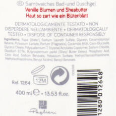 Paglieri Cl&eacute;o Dusch &amp; Badegel Vanillebl&uuml;ten und Karit&eacute;butter 400 ml