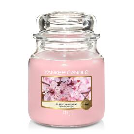 Yankee Candle Cherry Blossom Duftkerze Mittleres Glas 411 g