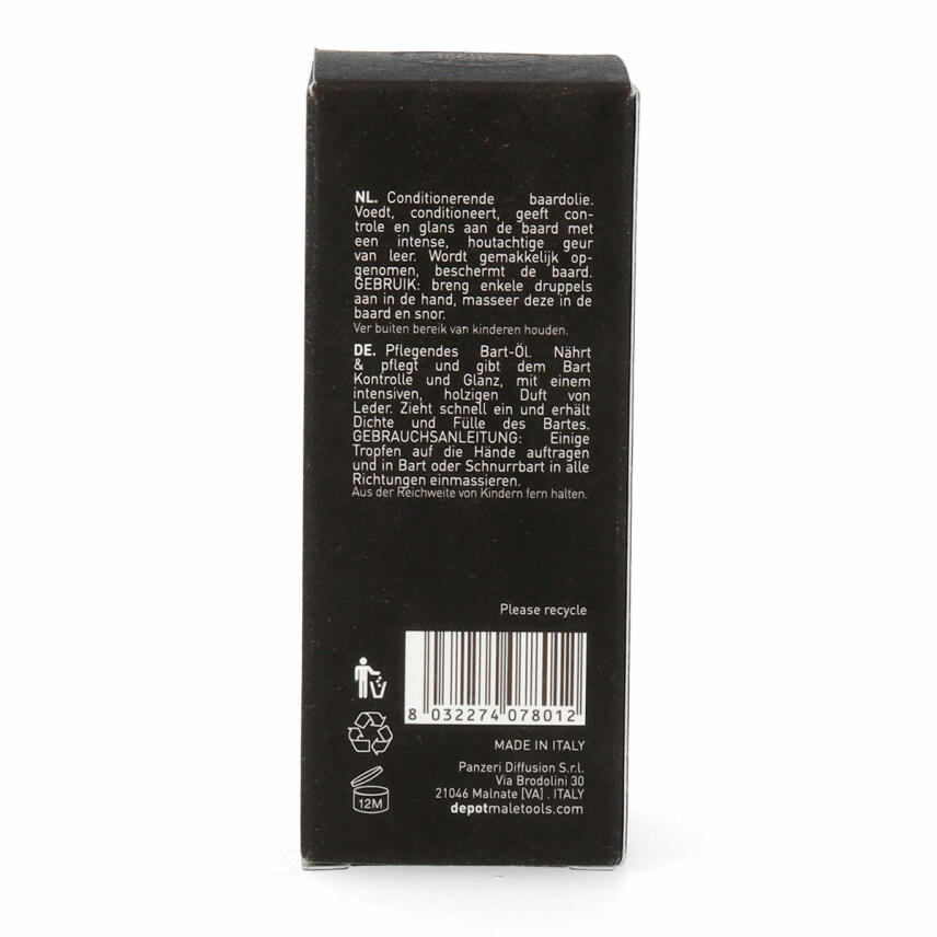 Depot No.505 Leather &amp; Wood Conditioning Beard Oil 30 ml