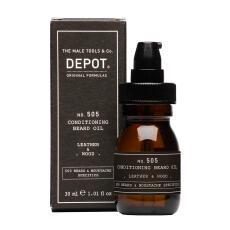 Depot No.505 Leather &amp; Wood Conditioning Beard Oil 30 ml